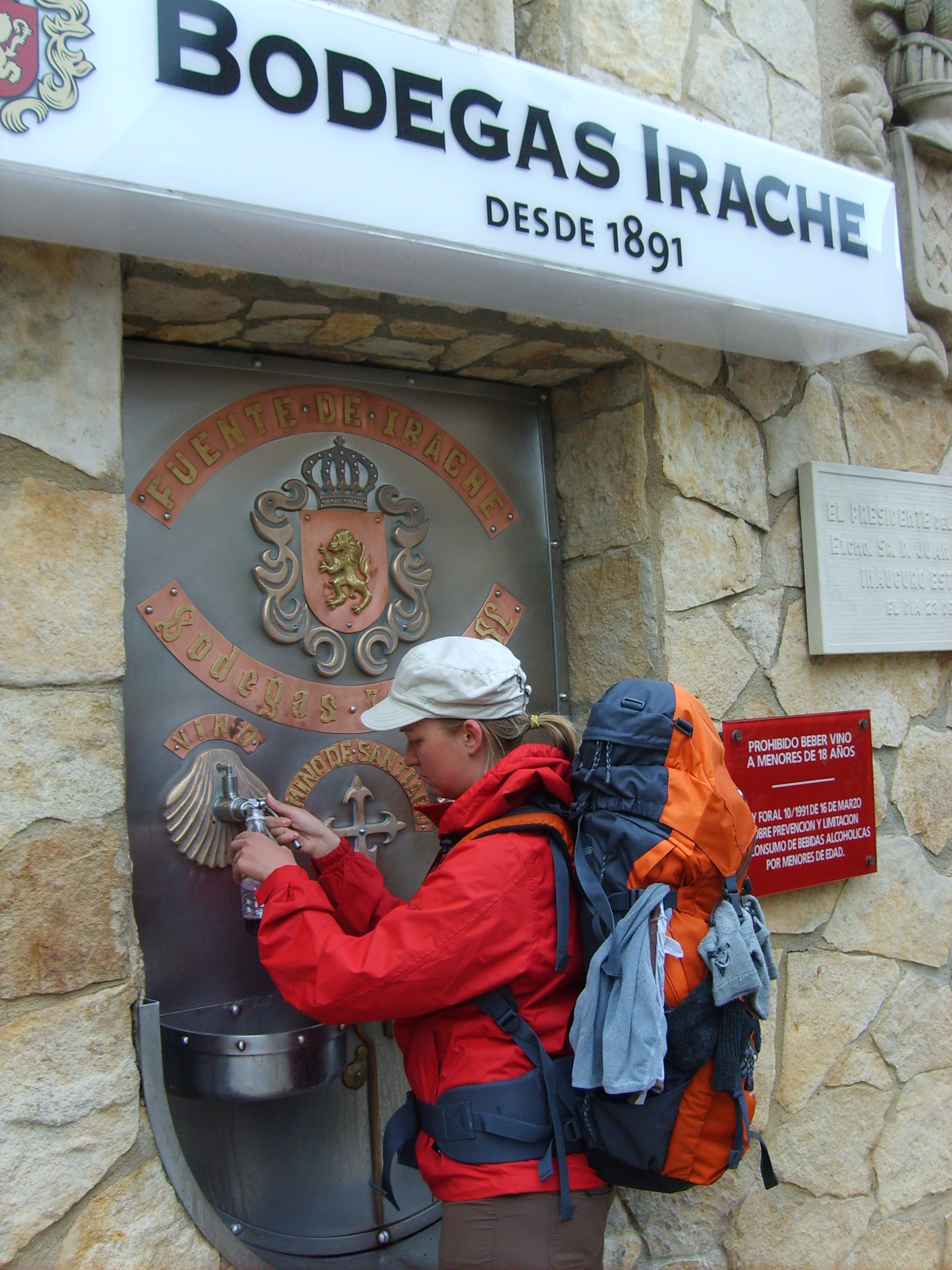 Die Weinquelle beim Kloster Irache